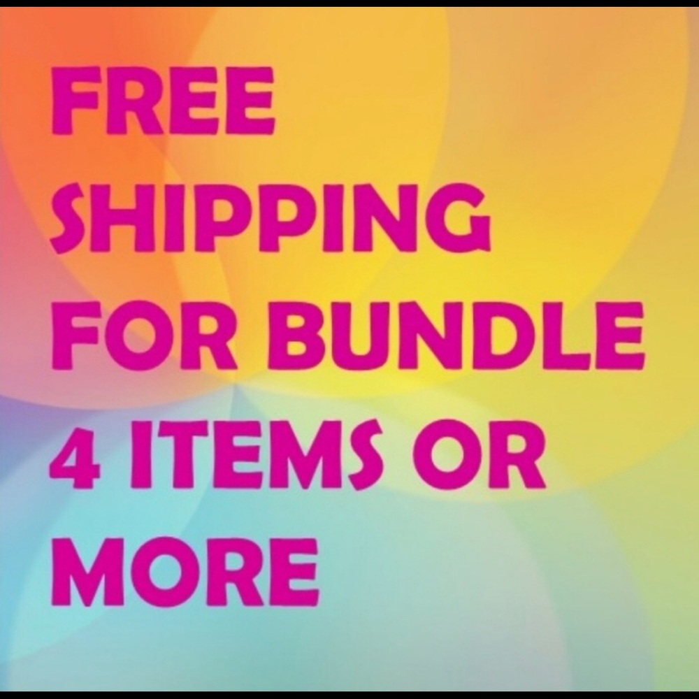 🌟Bundle 4 items and get free shipping! 🌟